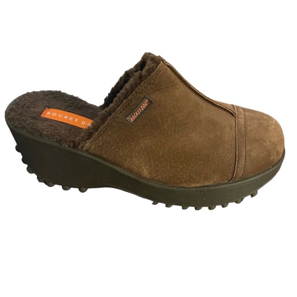 Rocket Dog Shoes Rocket Dog Brown Leather Faux Sherpa Lined